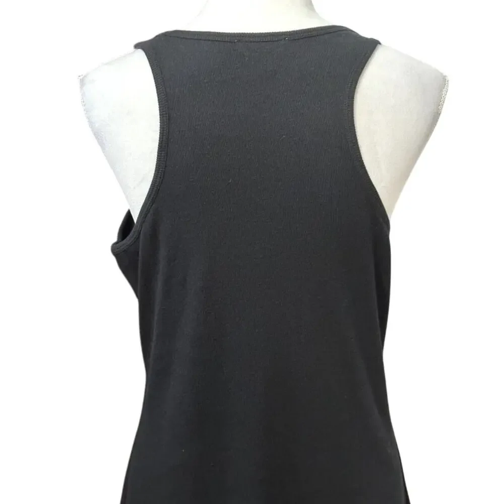 BP Black Sleeveless Tank Dress Mini Casual M NWT Minimalist Chic Timeless Chic
